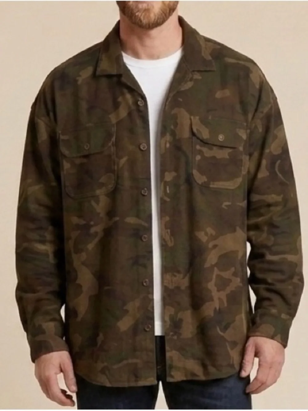 Wallace and Barnes Camo Shirt Jacket